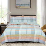 Vantona Easy Living Range Purity Plaid Duvet Cover Set - Multi