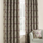 Belfield furnishings Riga floral Fully Lined Eyelet readymade curtains
