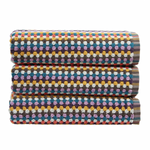 Christy Carnaby Stripe 550gsm Cotton Towels - Multi