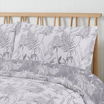 Vantona Thistle Duvet Cover Set - Grey
