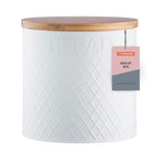 Typhoon Living Embossed White Bread Bin