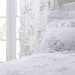 Vantona Country Charlotte Unlined Curtains and Tiebacks, Peach & Pink - 66 x 72