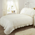 Vantona Country Monique Duvet Cover Set - Cream, Floral Print Bedding