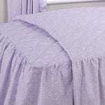 Vantona Country Monique Quilted Fitted Bedspread - Lilac