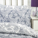 Vantona Paisley Duvet Cover Set - Grey