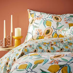 Vantona Essentials Range Lemons & Pomegranates Duvet Cover Set - Multi