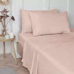 Vantona 100% Luxury Cotton Plain Dyed Flat Sheets - Sold Separately