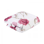 Arley Floral Print Quilted Bedspread - Red