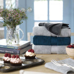 Christy Supreme Hygro 650gsm Cotton Towel-Sliver