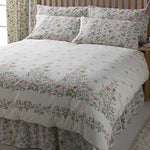 Vantona Country Cottage Garden Floral Print Quilted Fitted Bedspread - Multi